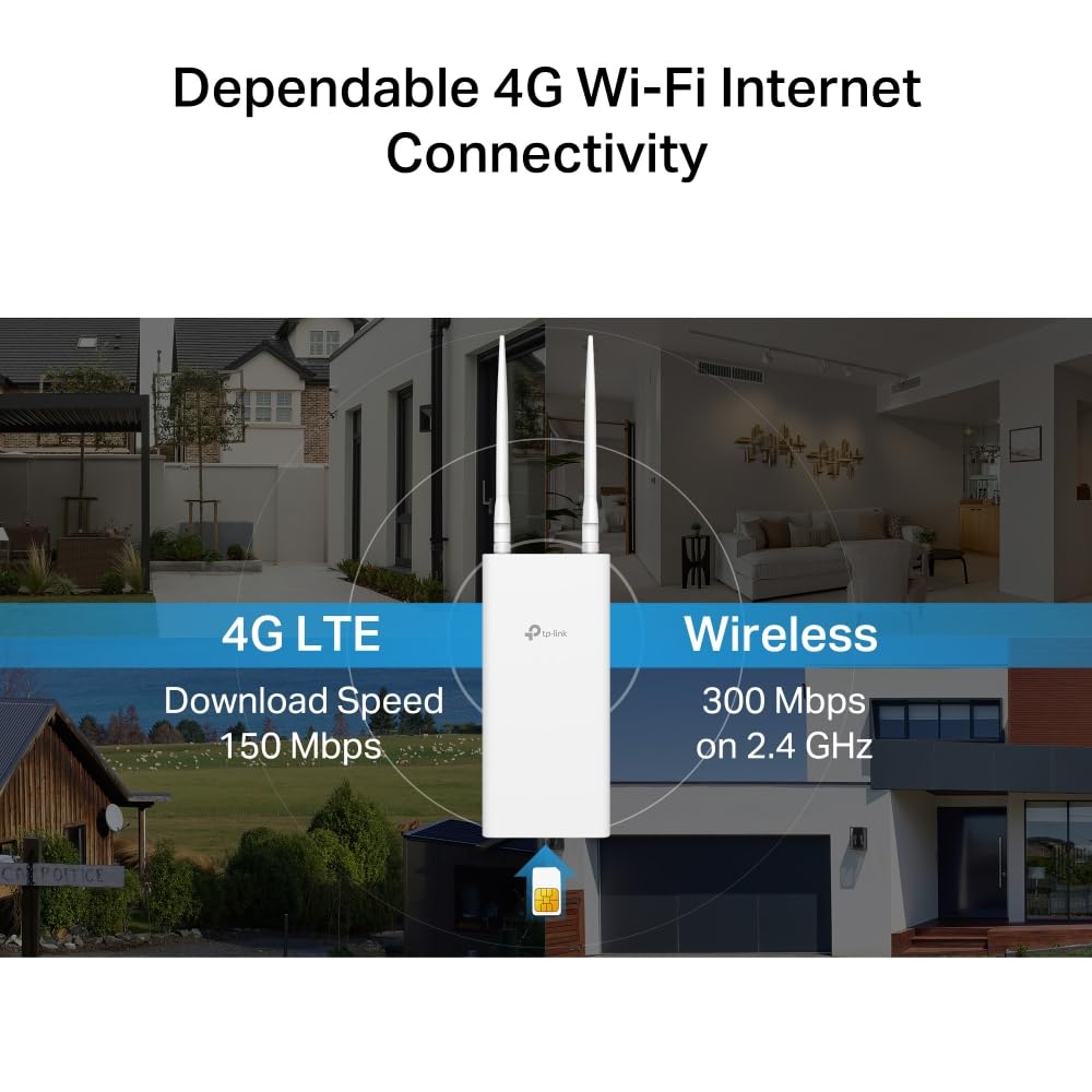 TP-LINK 300Mbps Wireless N 4G LTE Outdoor Router
