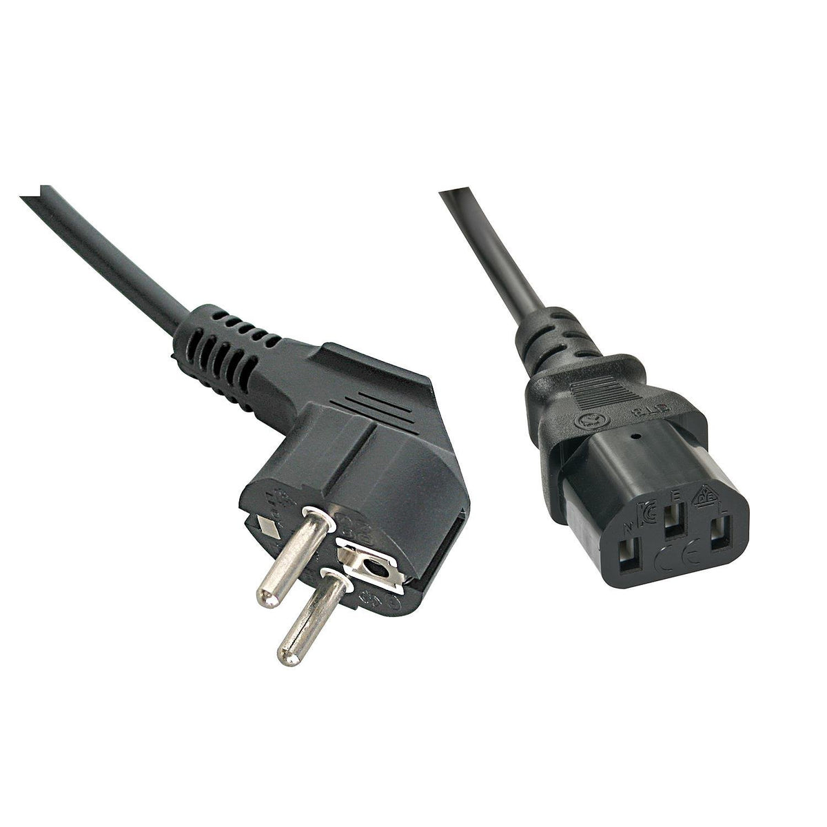 LINDY 0.7m IEC-Extension Cable C14 to C13