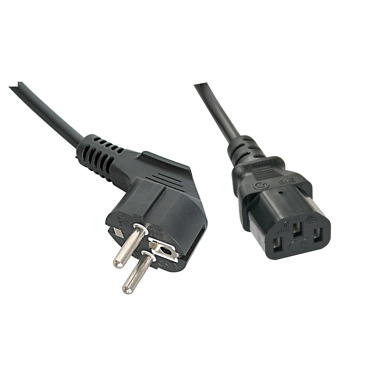 LINDY 0.7m IEC-Extension Cable C14 to C13
