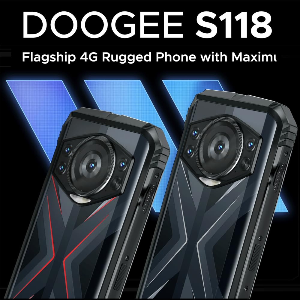 Doogee S118 (Double Sim - 6.58'', 512 Go, 8 Go RAM) Argent