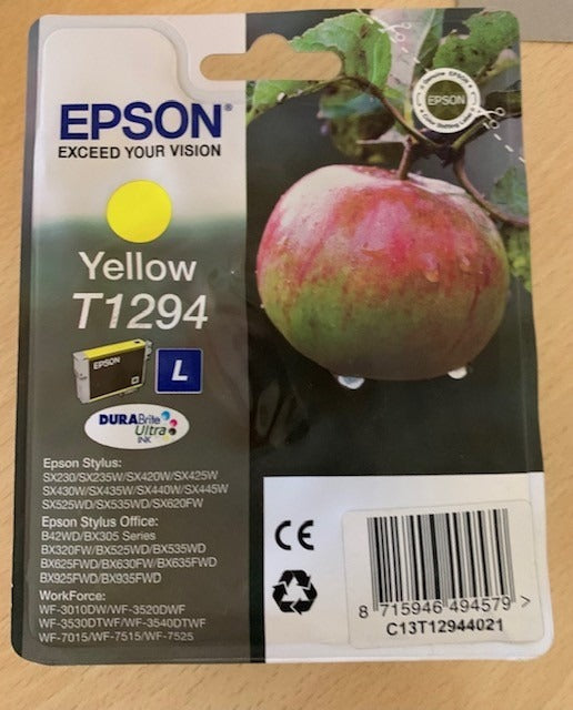 EPSON 1LB T1294 ink cartridge yellow high capacity 7ml 1-pack RF-AM blister w/s