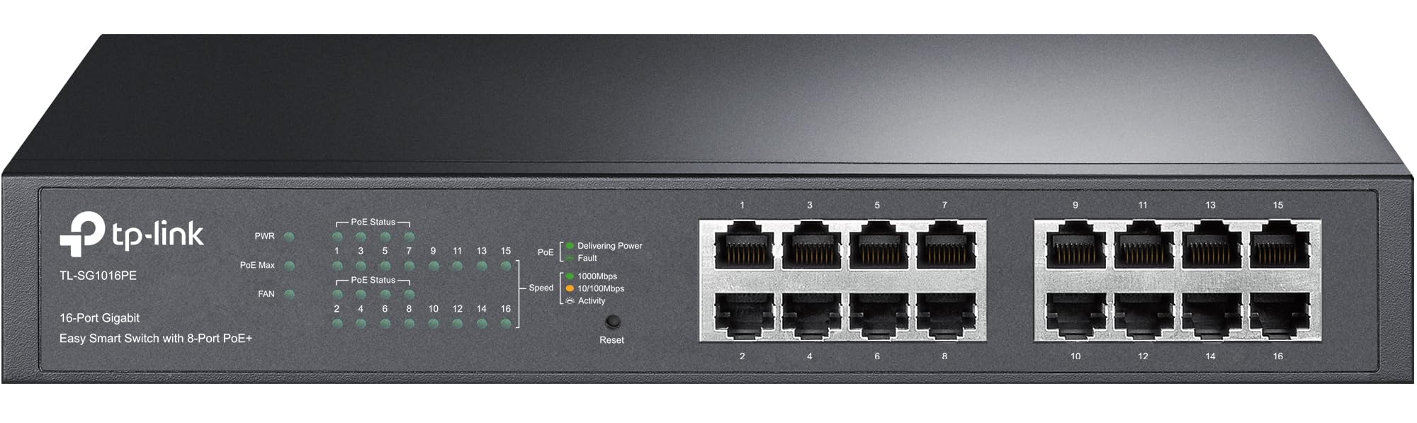 16-Port Gigabit Desktop/Rackmount Switch