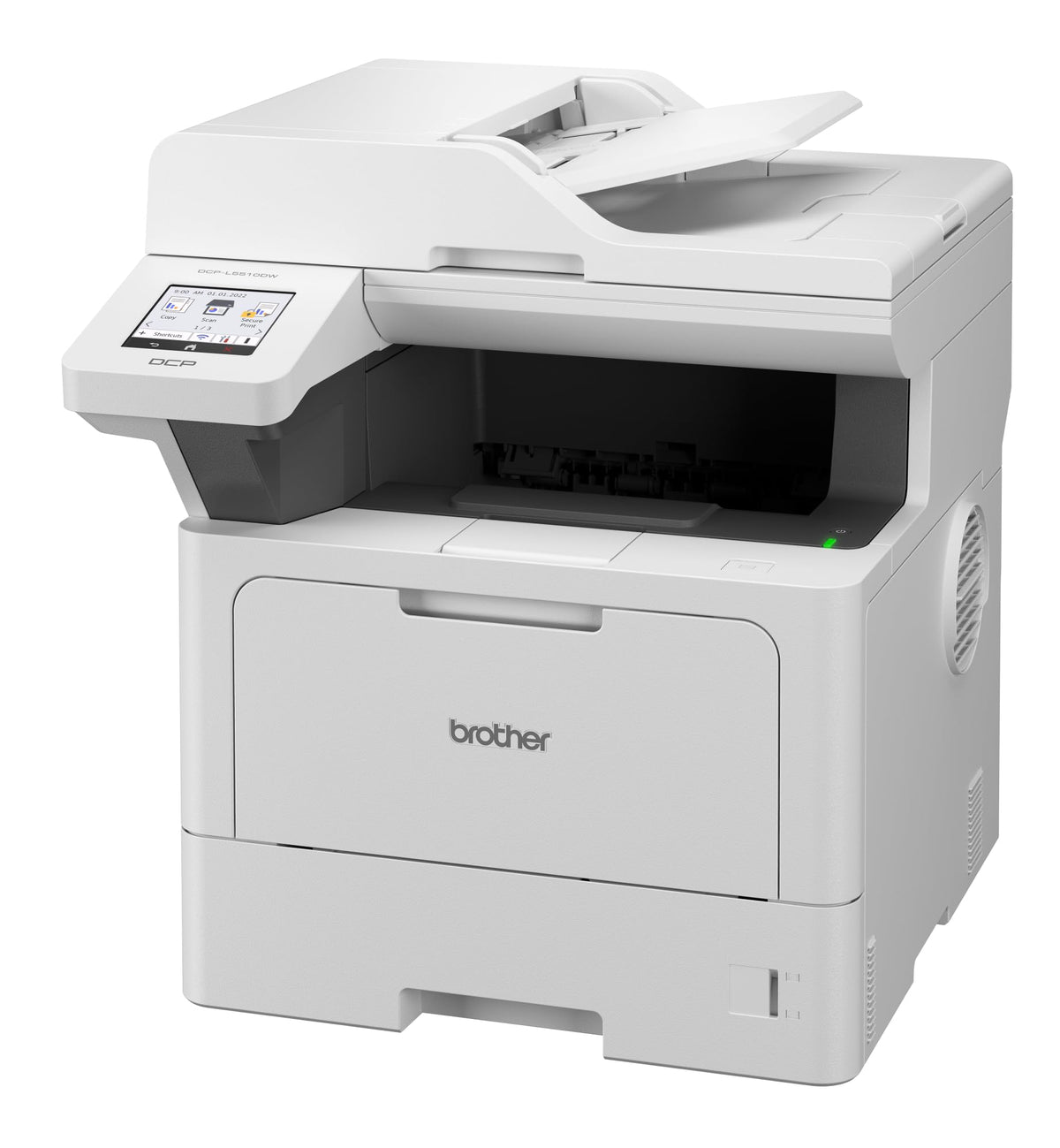 BROTHER DCP-L5510DW MFP Mono B/W laser A4 48ppm copy 48ppm print 250 sheets USB 2.0 Gigabit LAN Wi-Fi NFC USB 2.0 host