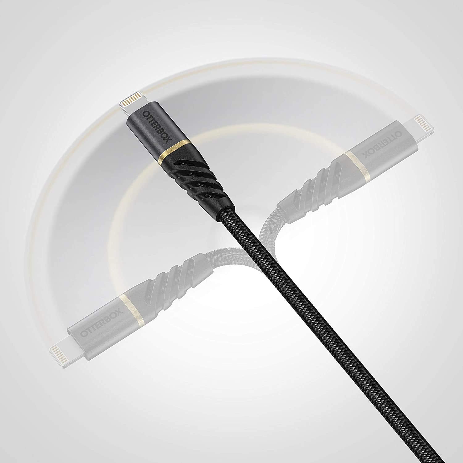 Cable USB C-Lightning 1M Black