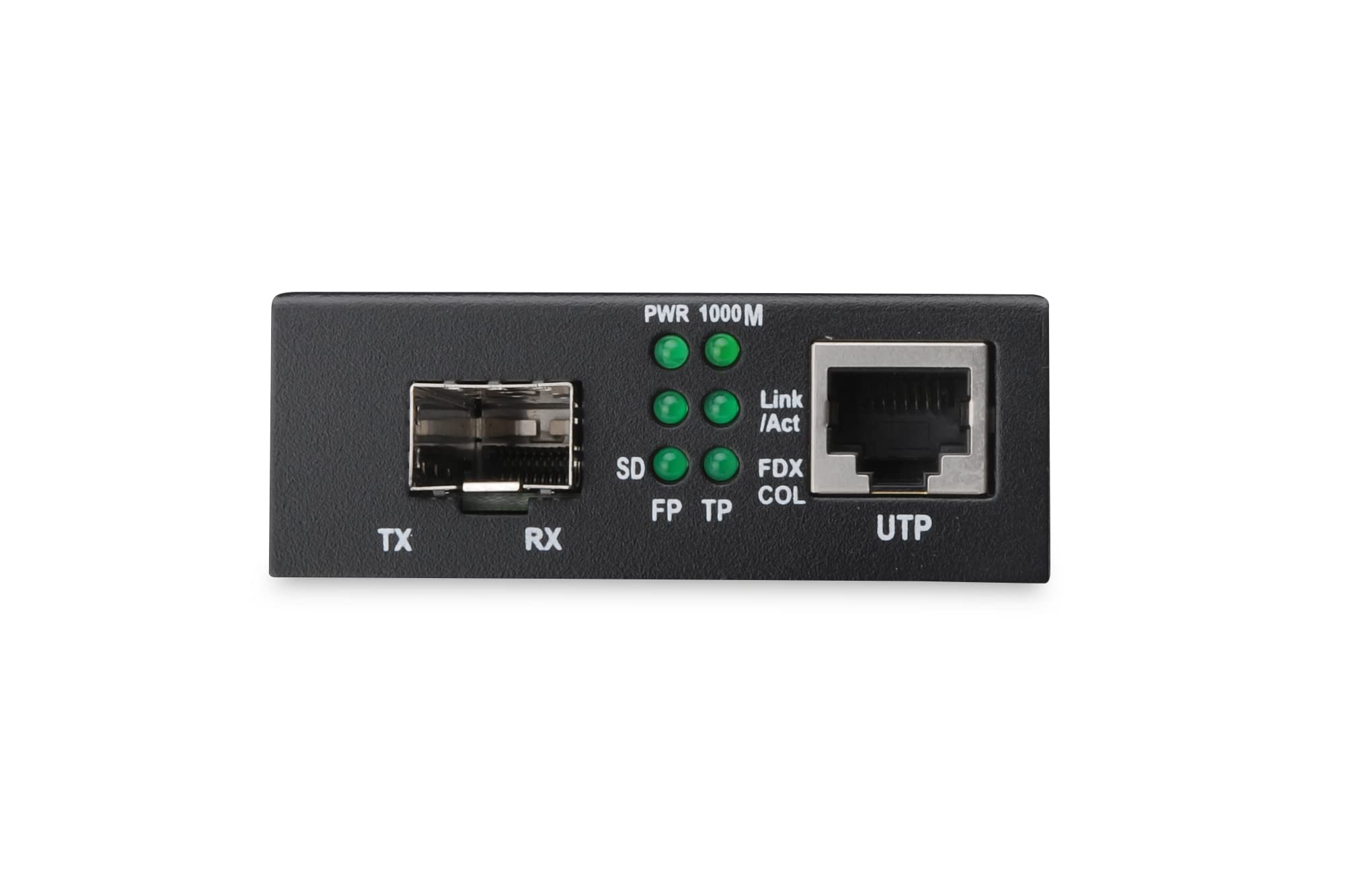 Digitus DN-82130 convertisseur de support réseau 1000 Mbit/s Noir