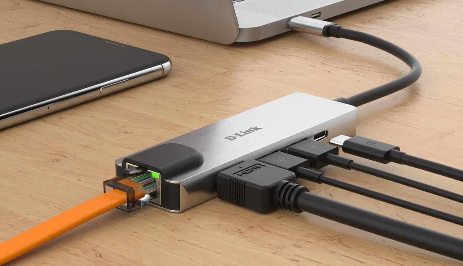 D-LINK USB-C 5-en-1 HDMI charging