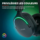 TRUST Casque gaming sans fil FAYZO DUAL Wireless - Black