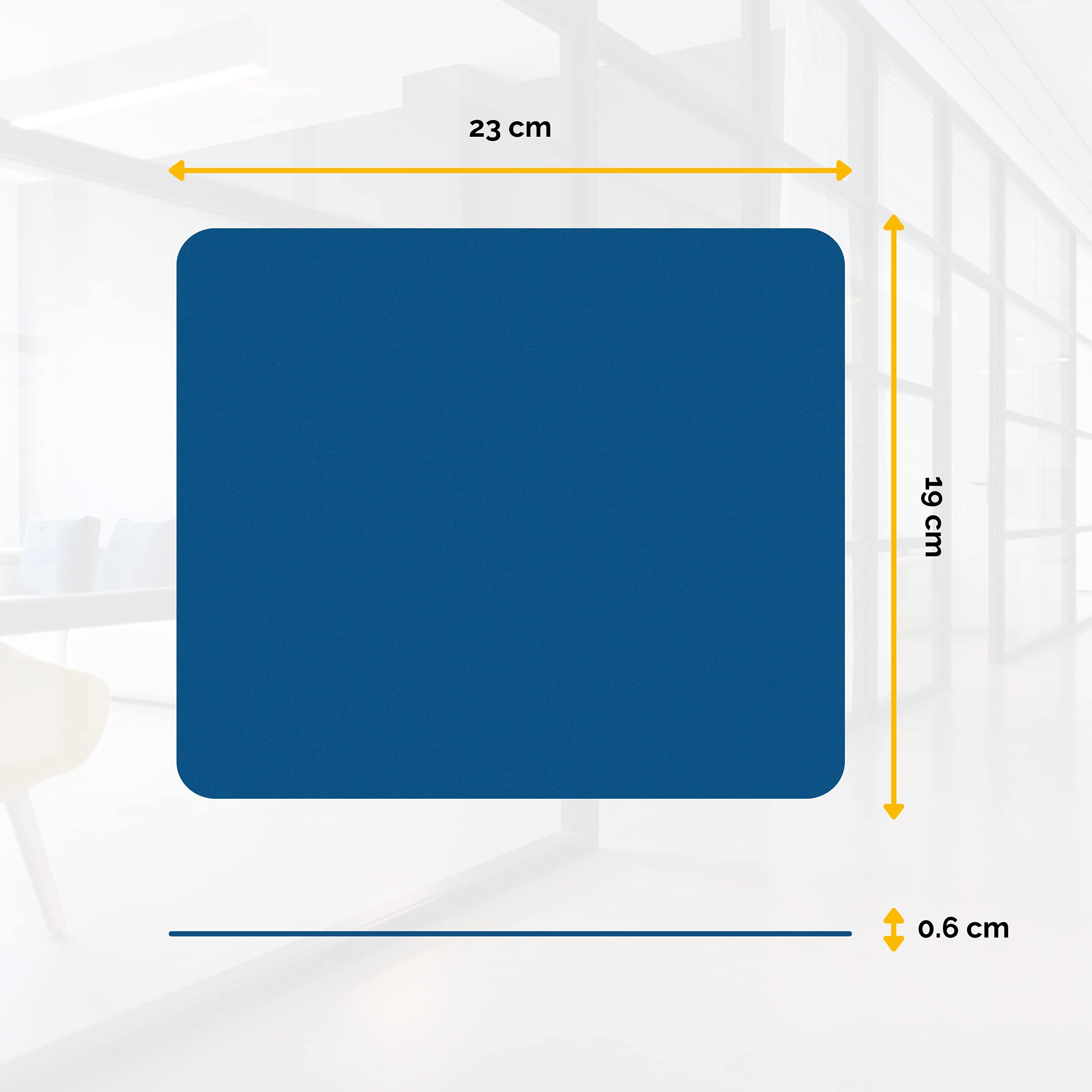 FELLOWES TAPIS SOURIS ECONOMIQUE BLEU