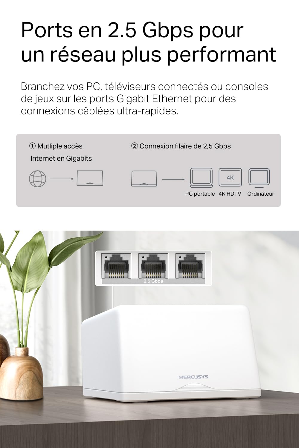 TP-LINK MERCUSYS Halo H47BE 2-pack BE9300 Whole Home Mesh Wi-Fi 7 System