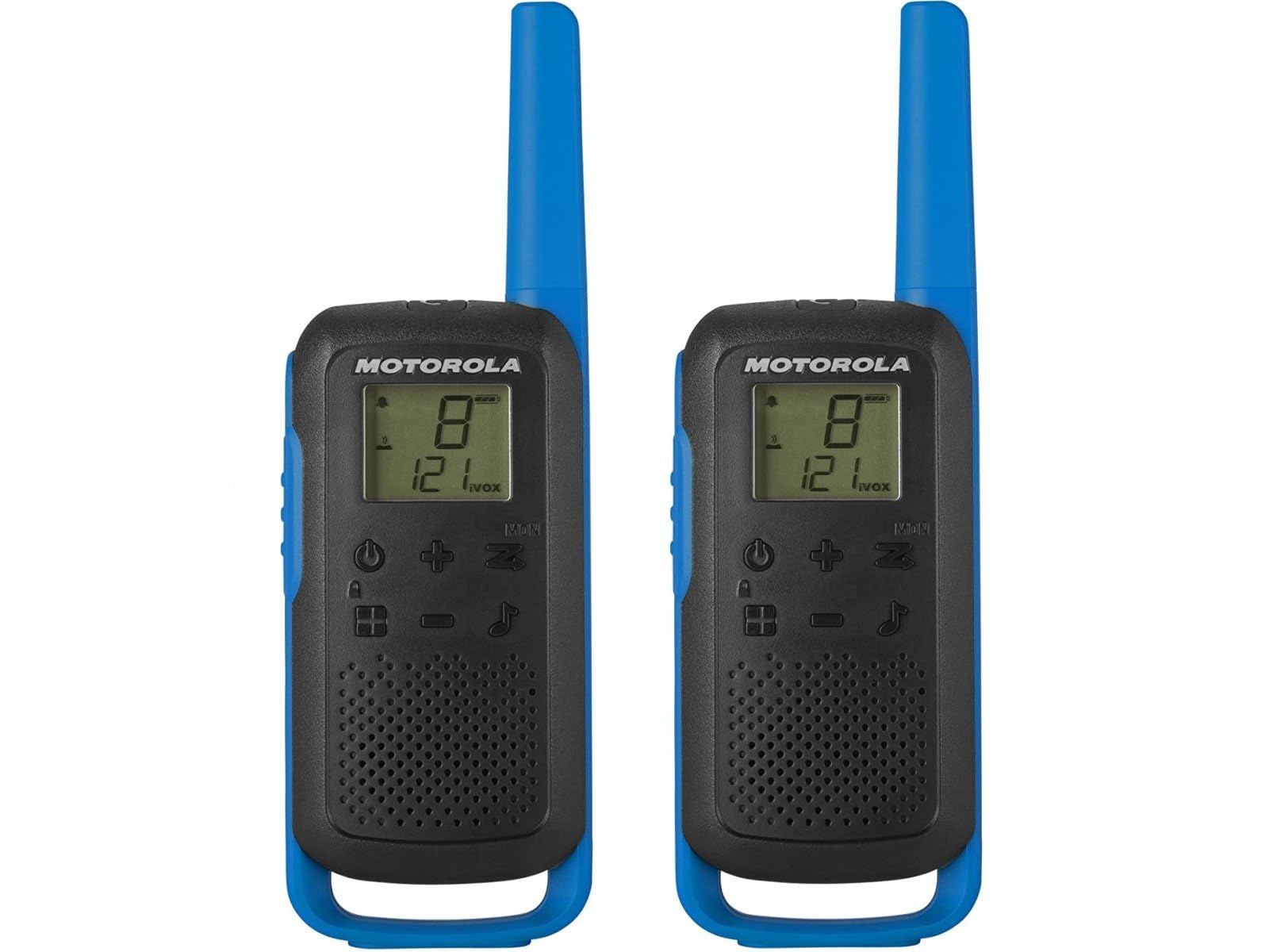 Motorola TLKR T62 2 Talkies Walkies 8 KMS bleu