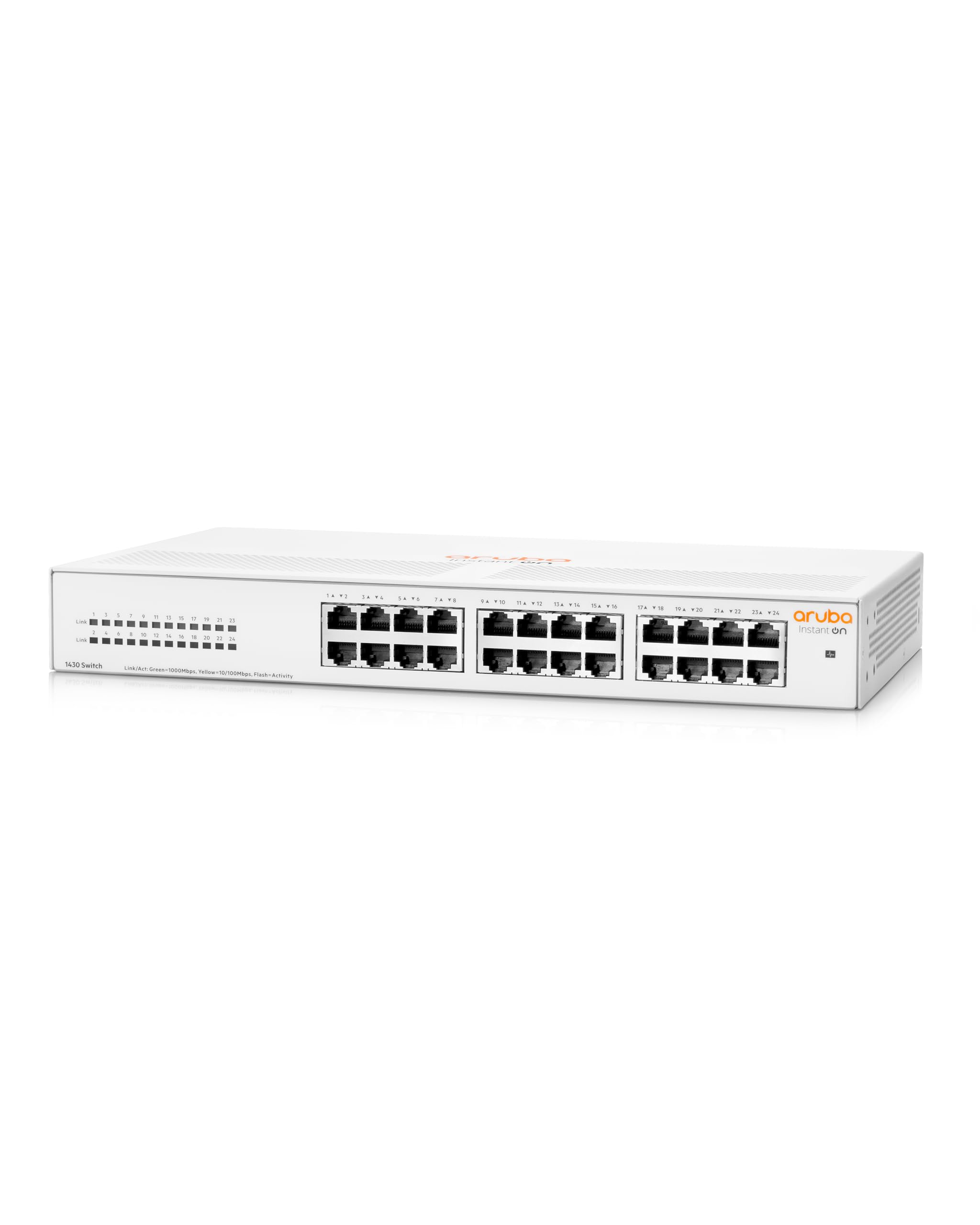 HPE Networking Instant On 1430 24G Switch Commutateur non géré 24 x 10/100/1000 de bureau Montable sur rack fixation murale BTO