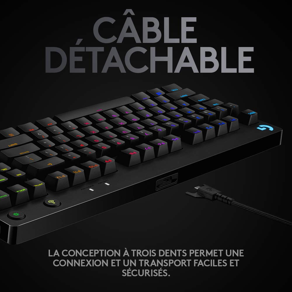LOGITECH G PRO Mechanical Gaming Keyboard - BLACK (FRA)