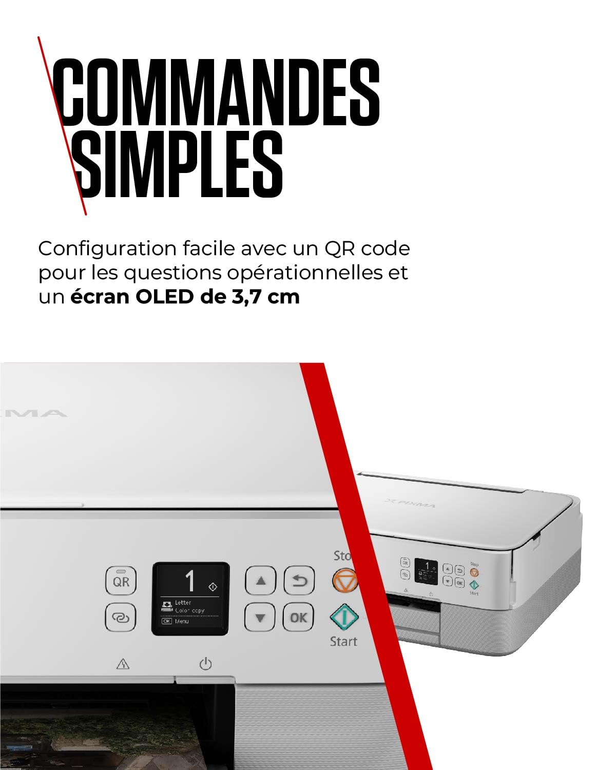 Canon Pixma TS5351i - appareil multifonction a jet d'encre - numérisation, copie, 1200x4800 DPI A4, Wi-Fi, AirPrint