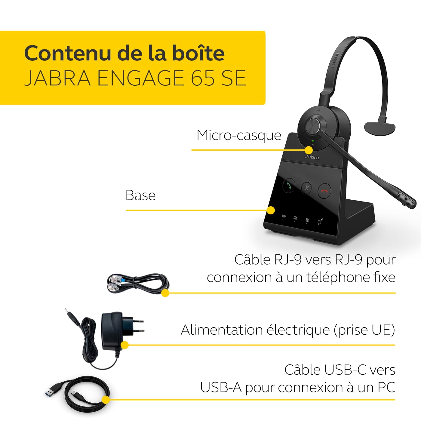Jabra Engage 65 SE version Mono