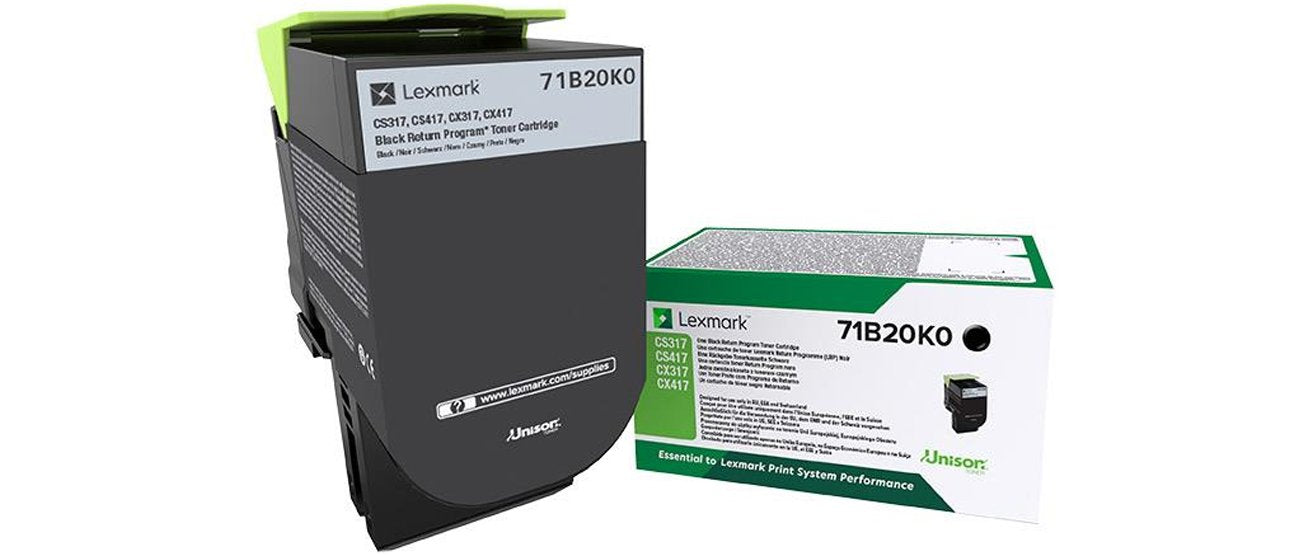 LEXMARK 3K Return Program Cartouche dencre noire CS/CX317 417 517