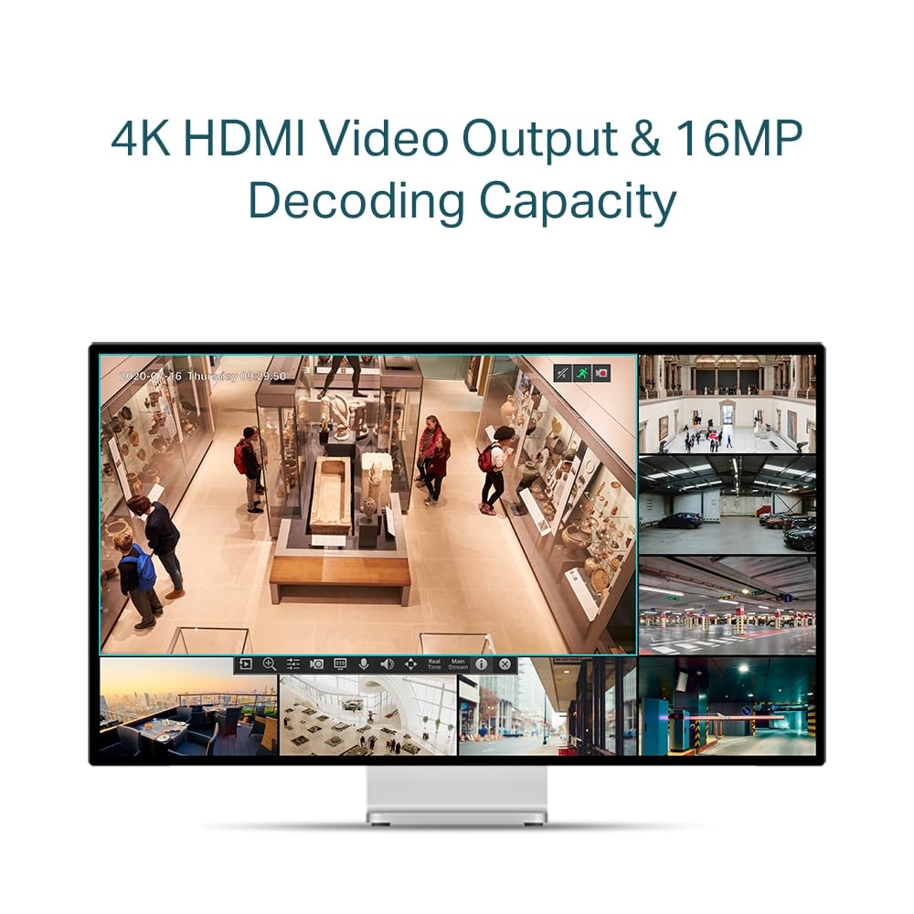 TP-LINK VIGI NVR1004H-4P 4 Channel PoE Network Video Recorder