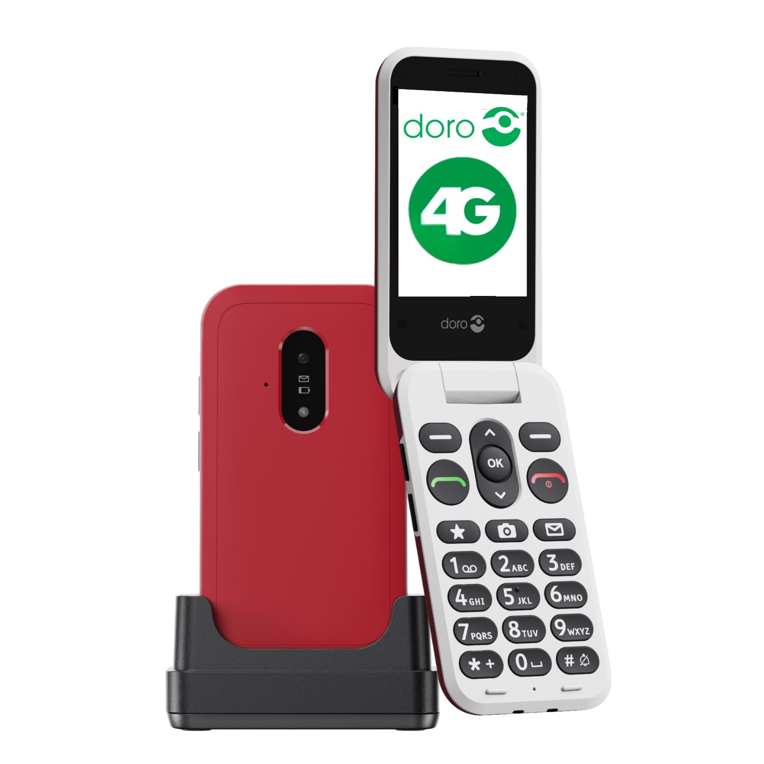 Doro Leva E22 RED/WHITE