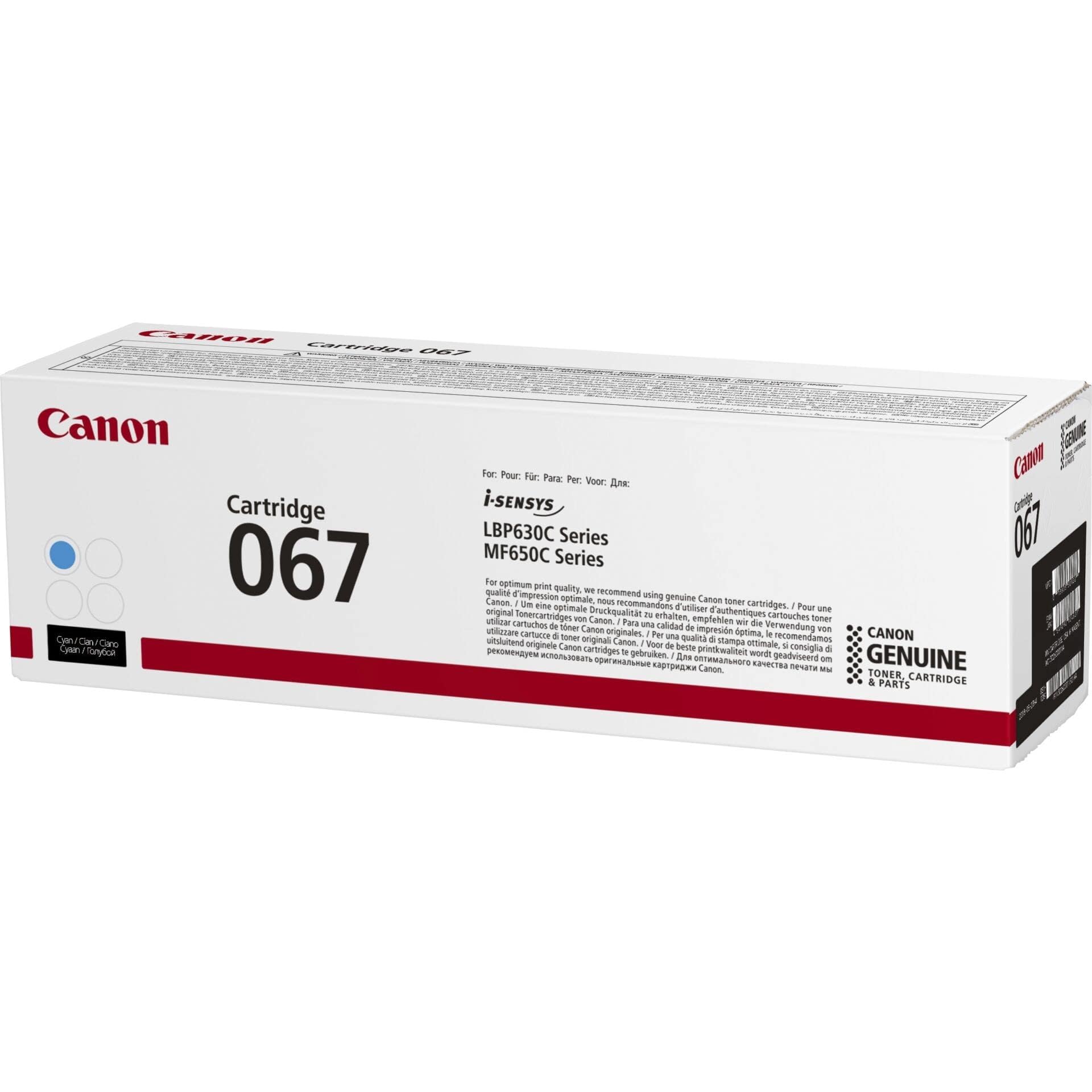 CANON Toner Cartridge 067 Cyan