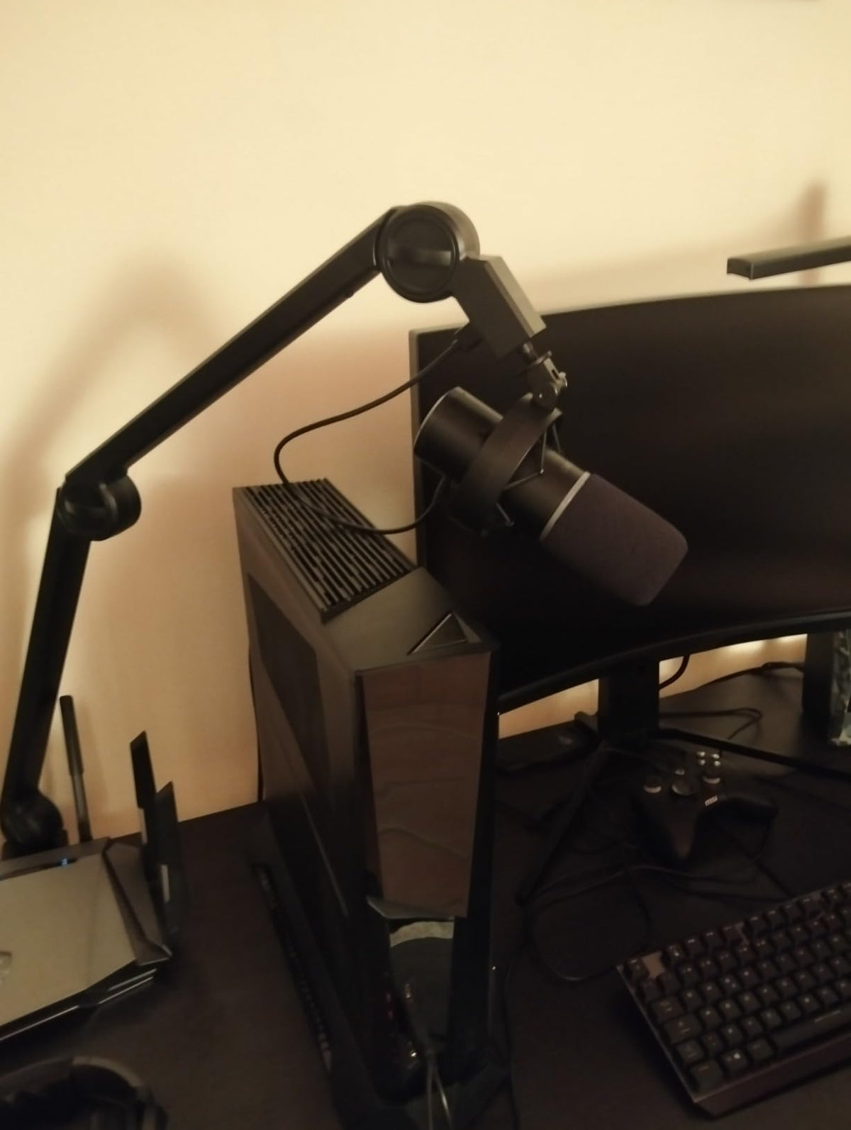 TRUST Microphone Pro ONYX avec bras - GXT255+