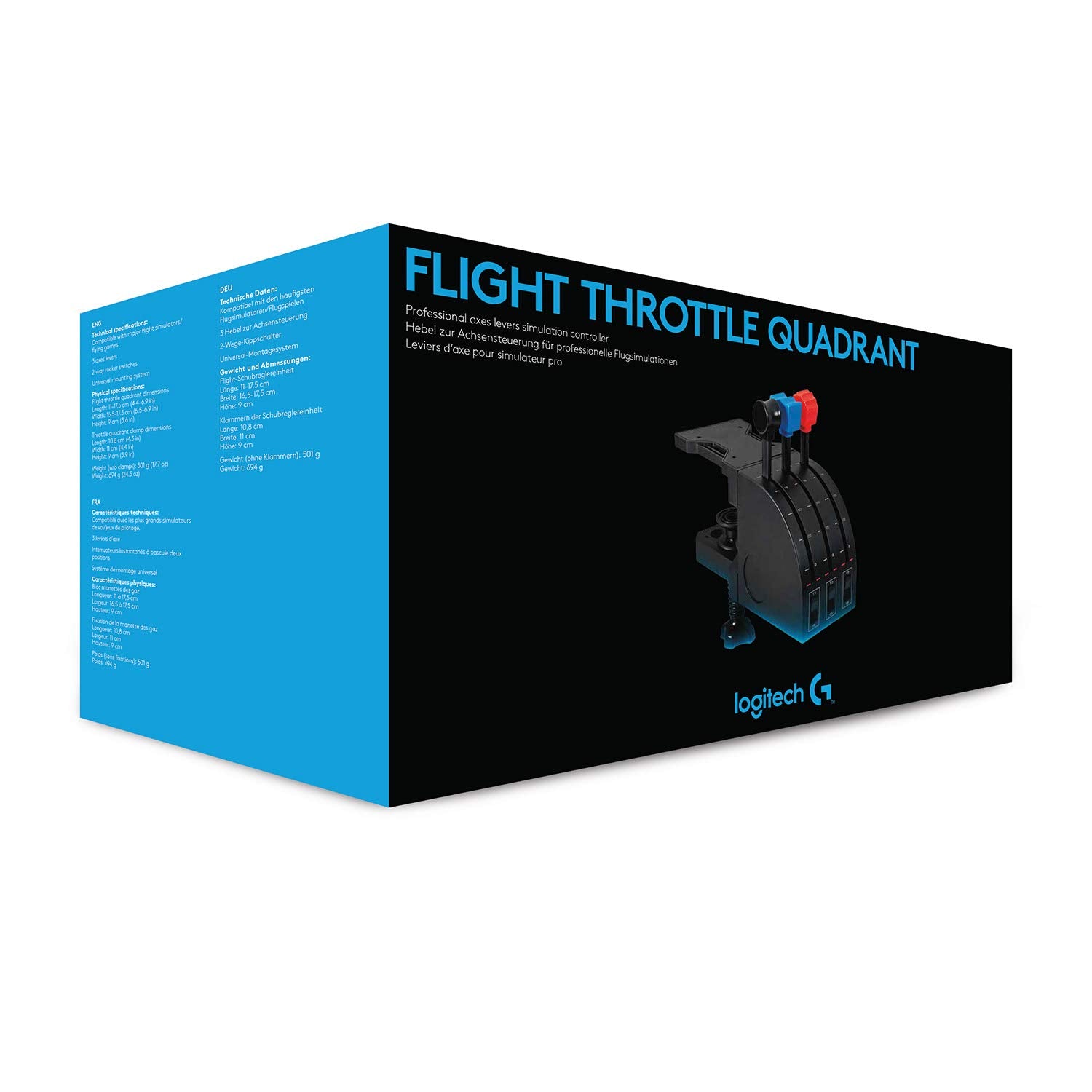 LOGITECH Flight Throttle Quadrant Throttle wired for PC