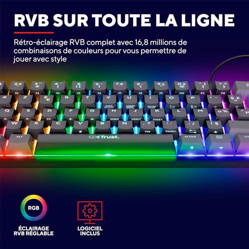 TRUST Clavier mécanique ACIRA 60precent