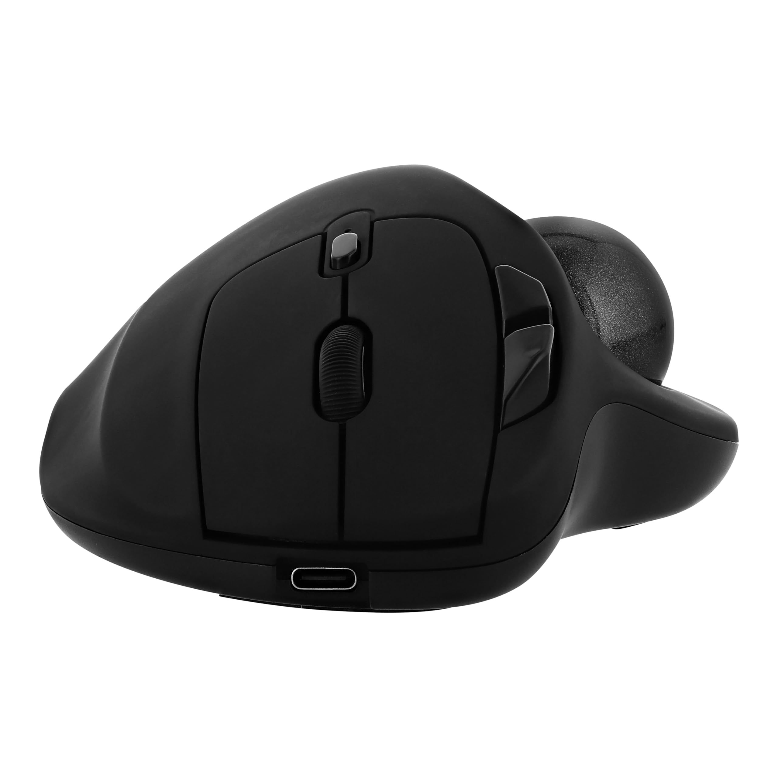 TNB ERGO DUAL CONNECT rechargeable ergonomic trackball mouse black