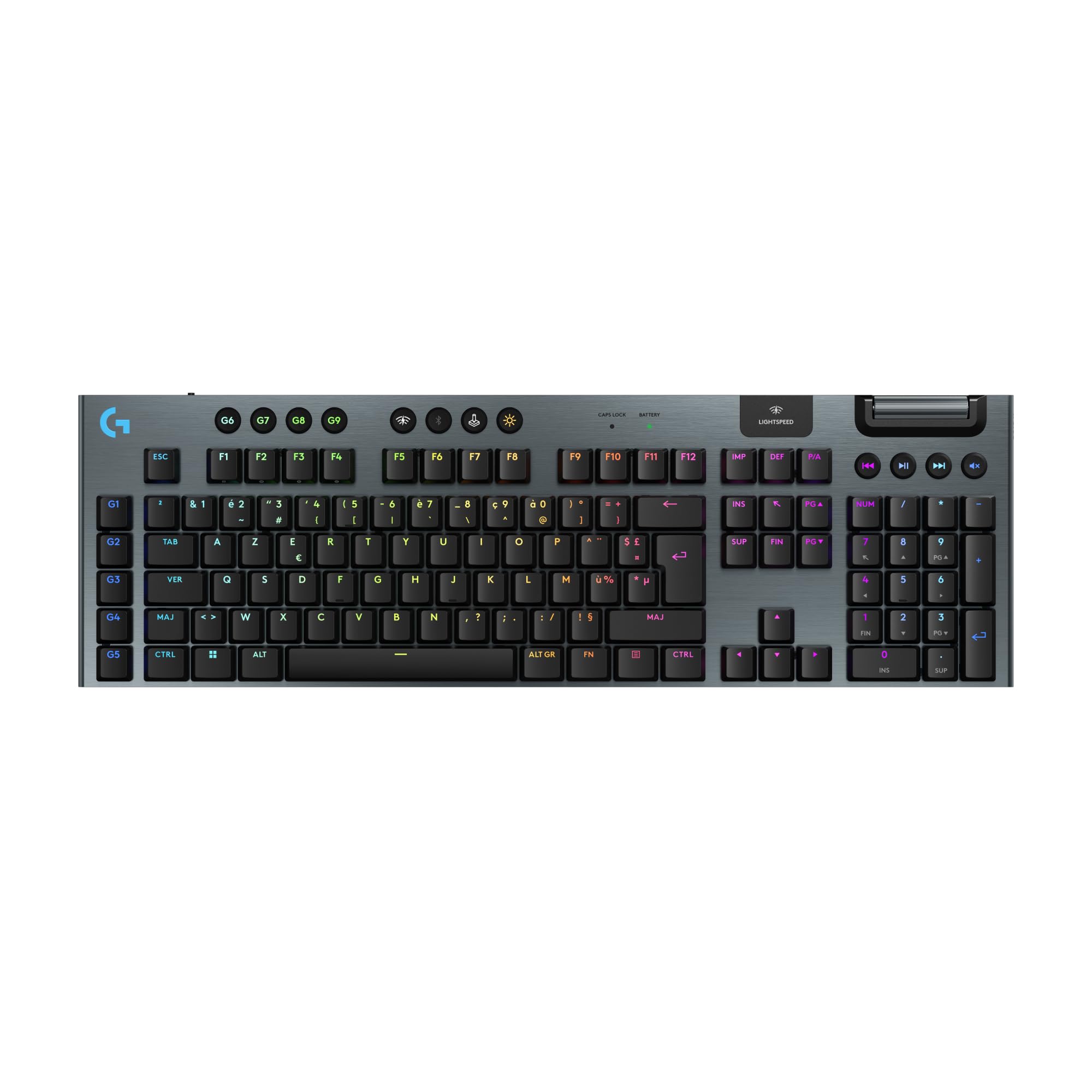 LOGITECH G915 X LIGHTSPEED Wireless Gaming Keyboard Black (FR)