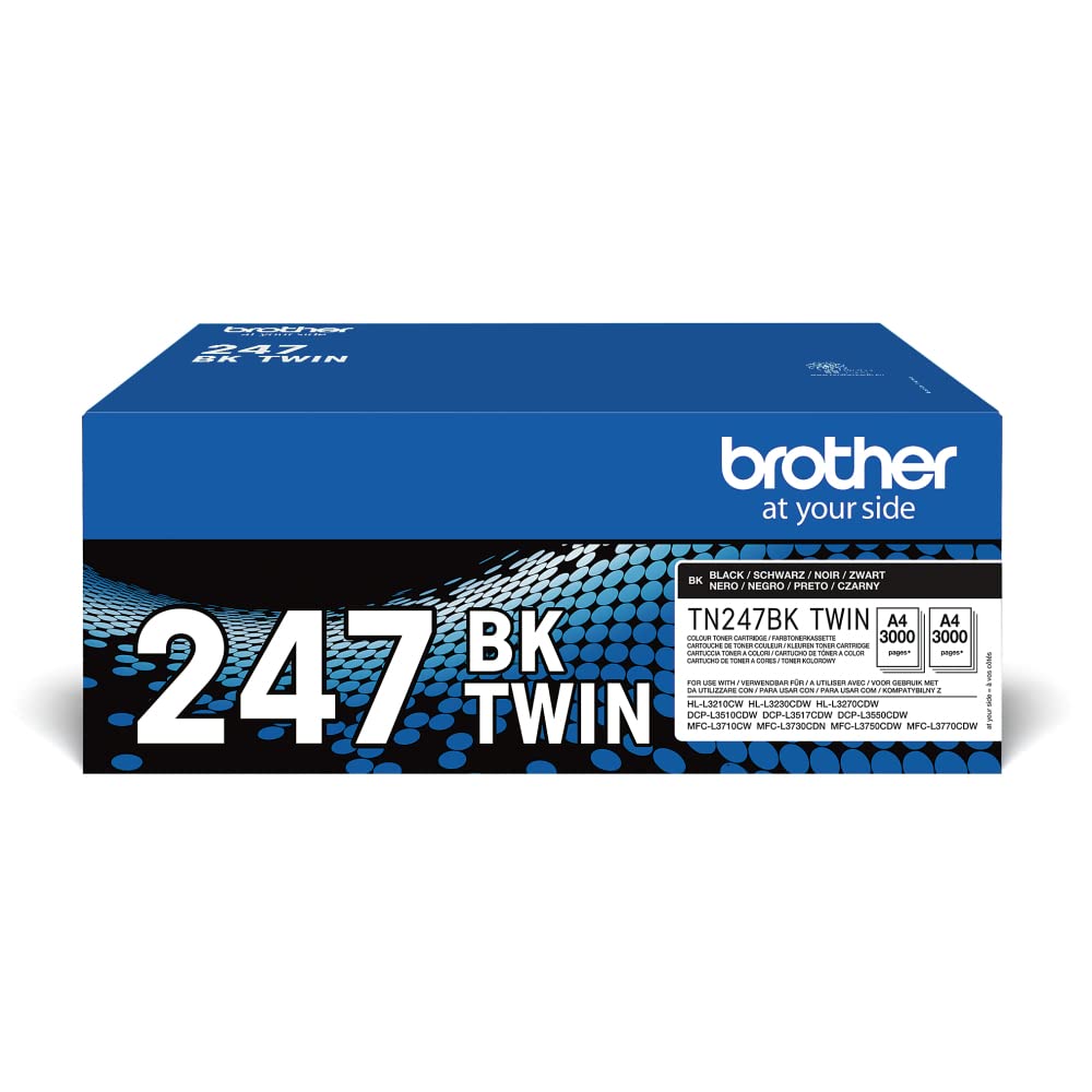 BROTHER TN247BK TWIN-pack black toners BK 3000pages/cartridge