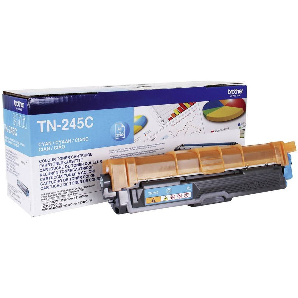 BROTHER TN245C HL-3140CW/3150CDW/3170CDW cartouche de toner cyan haute capacité 2.200 pages pack de 1