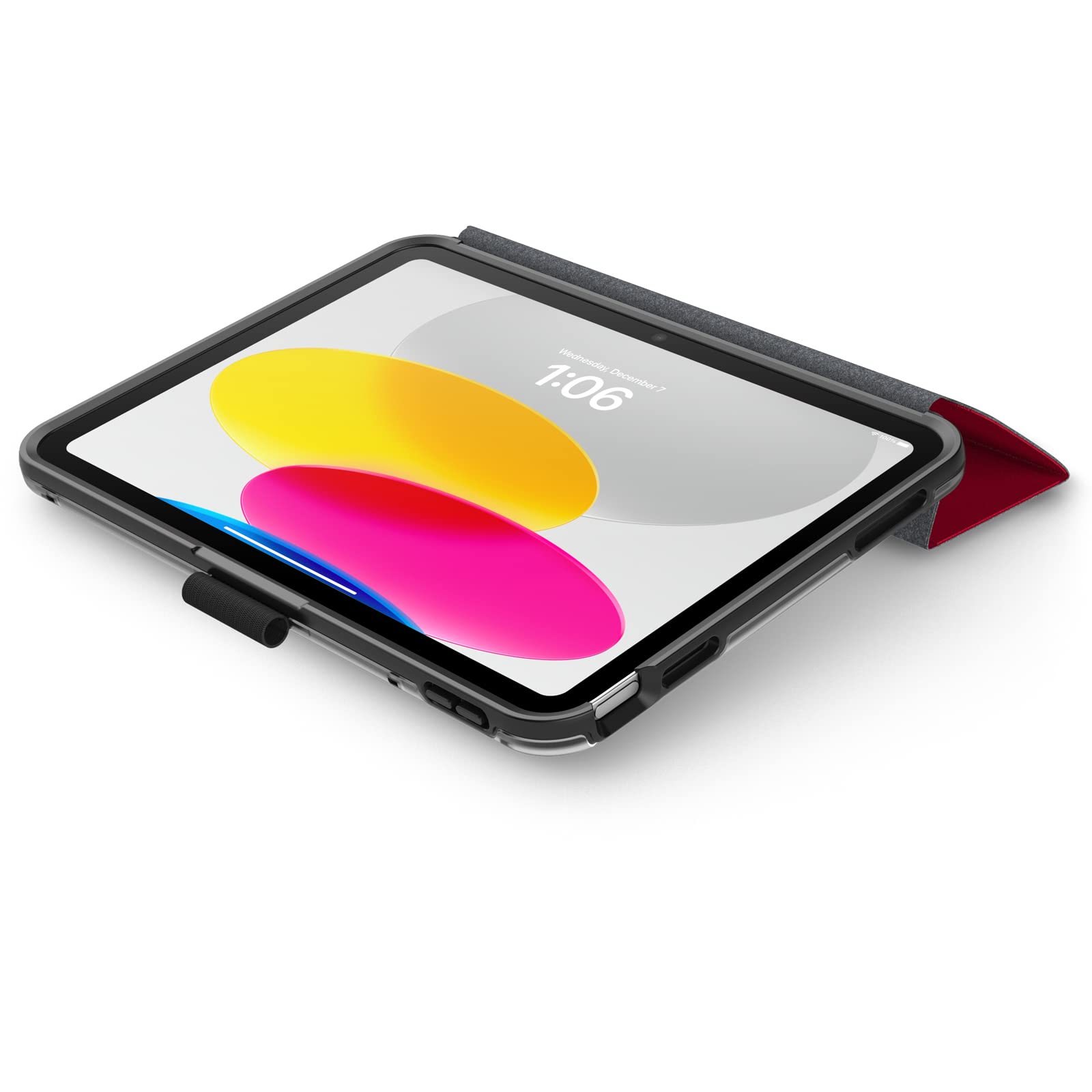 Symmetry Folio iPad 10th RED Poly Bag