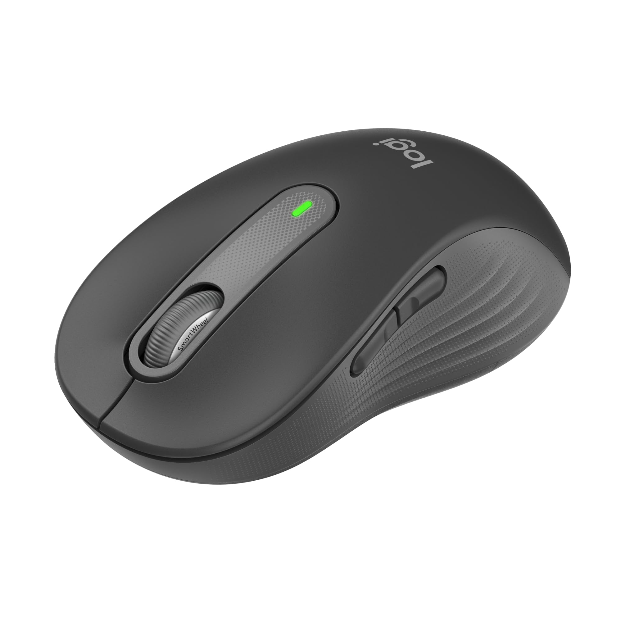 LOGITECH Signature M650 L Mouse large size optical 5 buttons wireless Bluetooth 2.4 GHz Bolt USB receiver graphite