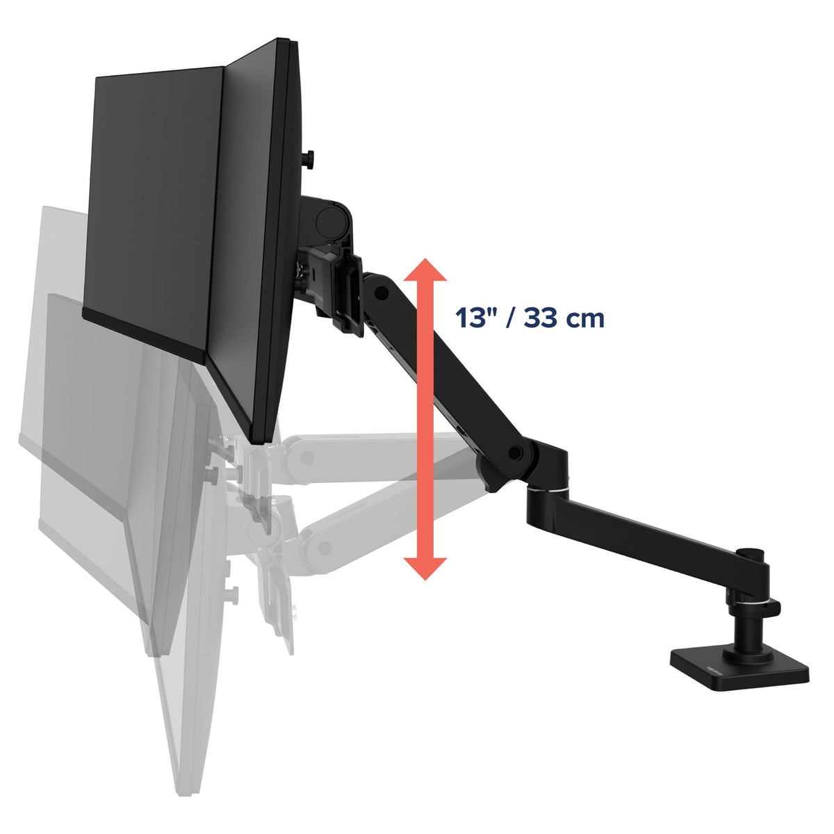 LX PRO ARM DUAL DIRECT DESK MOUNT