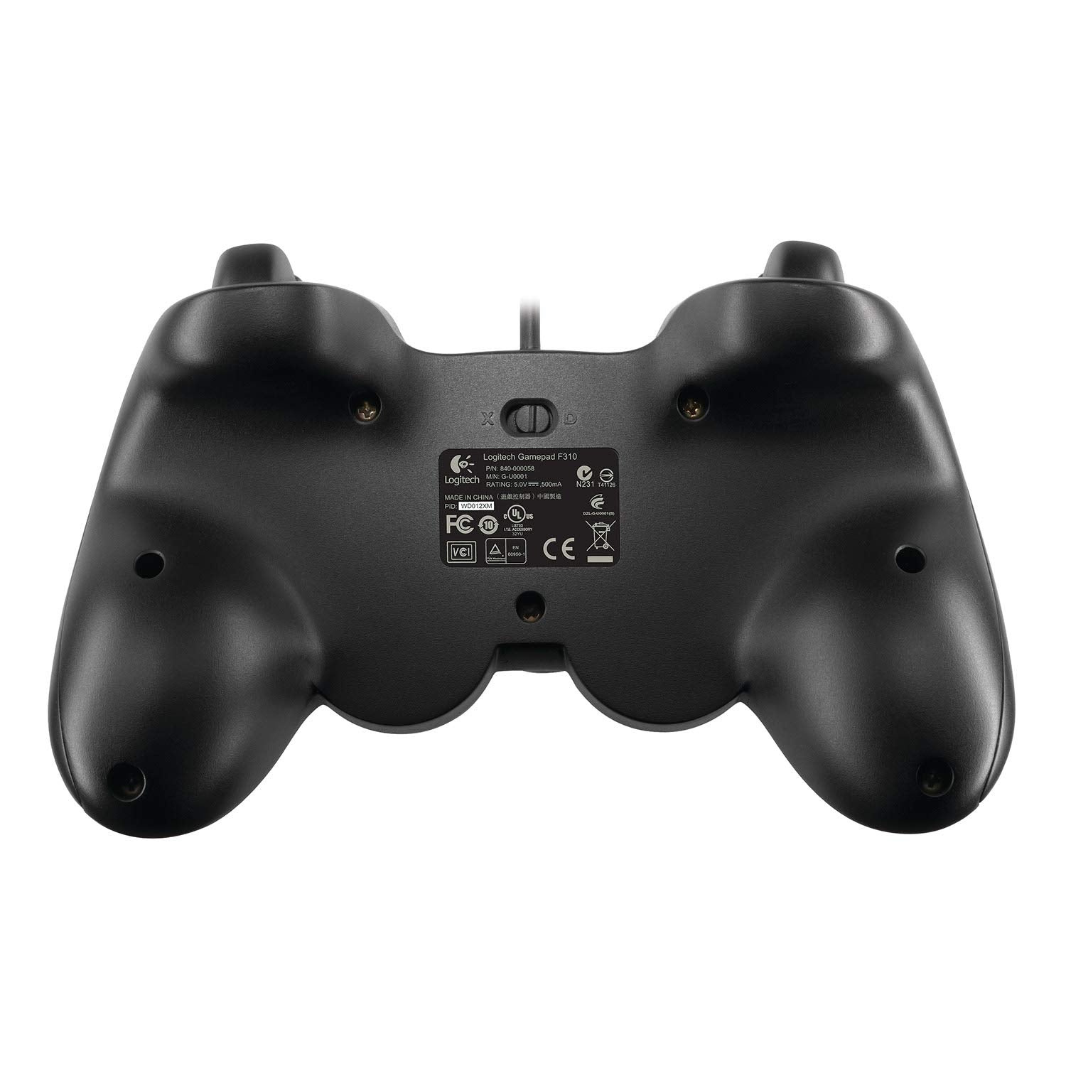 LOGITECH Gamepad F310 Gamepad 10 buttons wired for PC