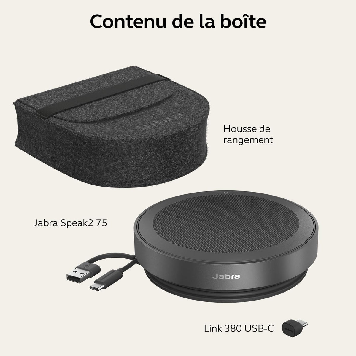 Jabra Speak2 75 MS Teams Link 380c