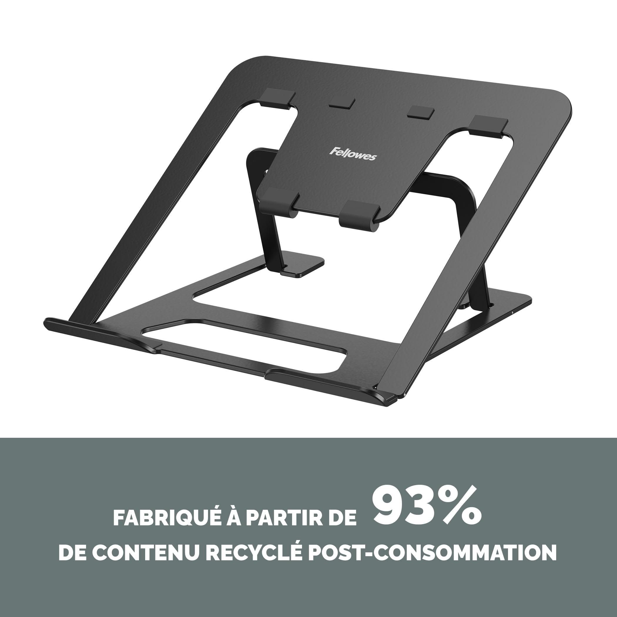 FELLOWES SUPPORT ORDINATEUR PORTABLE LAPTOP NOIR ALUMNIA