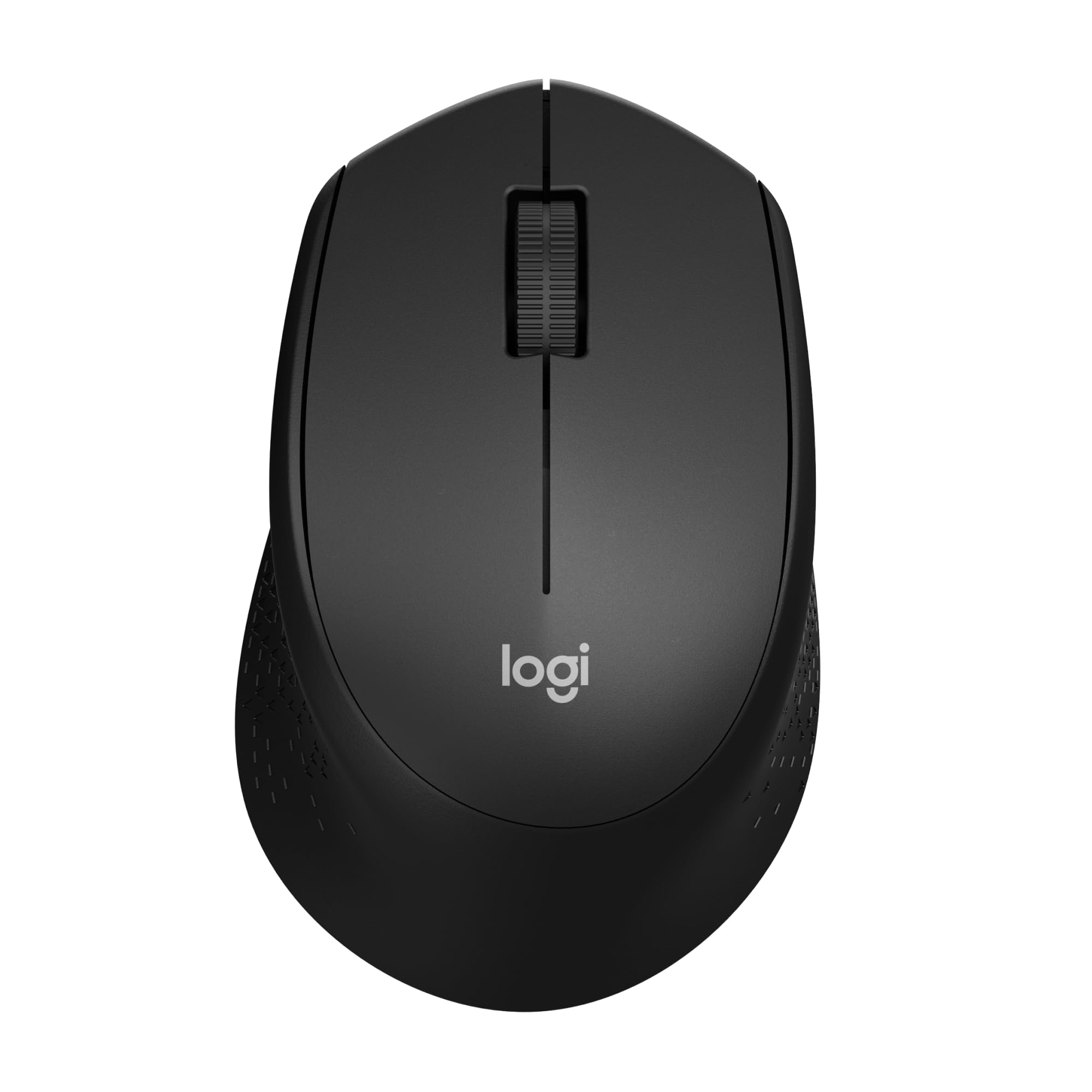LOGITECH M330 SILENT PLUS Mouse 3 buttons wireless 2.4 GHz USB wireless receiver black