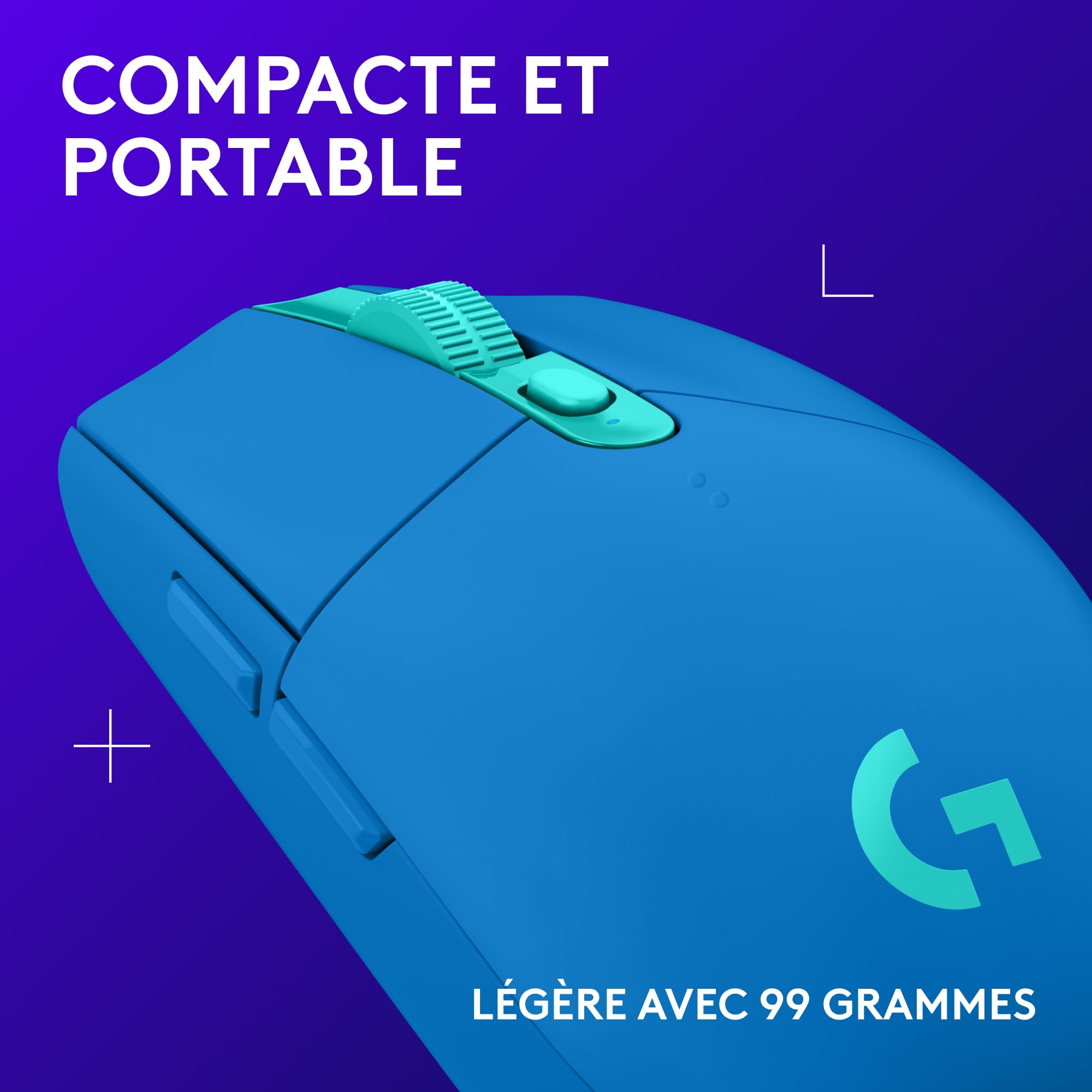 LOGITECH G305 LIGHTSPEED Wireless Gaming Mouse - BLUE - EWR2