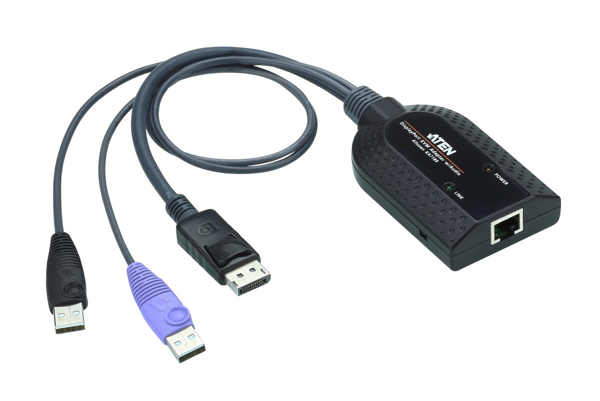 ATEN KA7189 câble kvm Noir, Violet