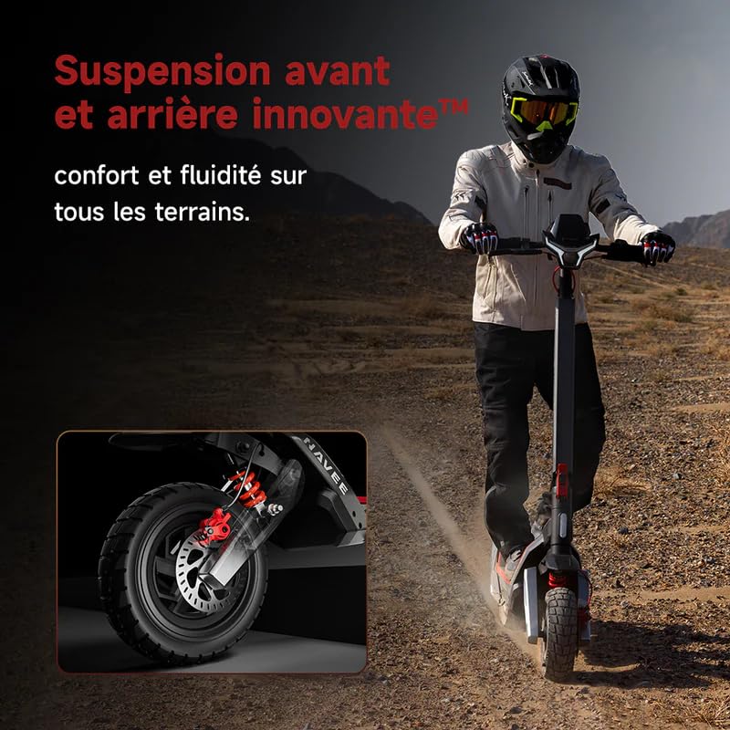 Trottinette électrique Navee UT5ULTRA 2 1200W 2 2400w 25km/h 70Km/h 12Tubeless A