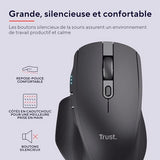 TRUST Souris sans fil OZAA II multi-connexion - Noire