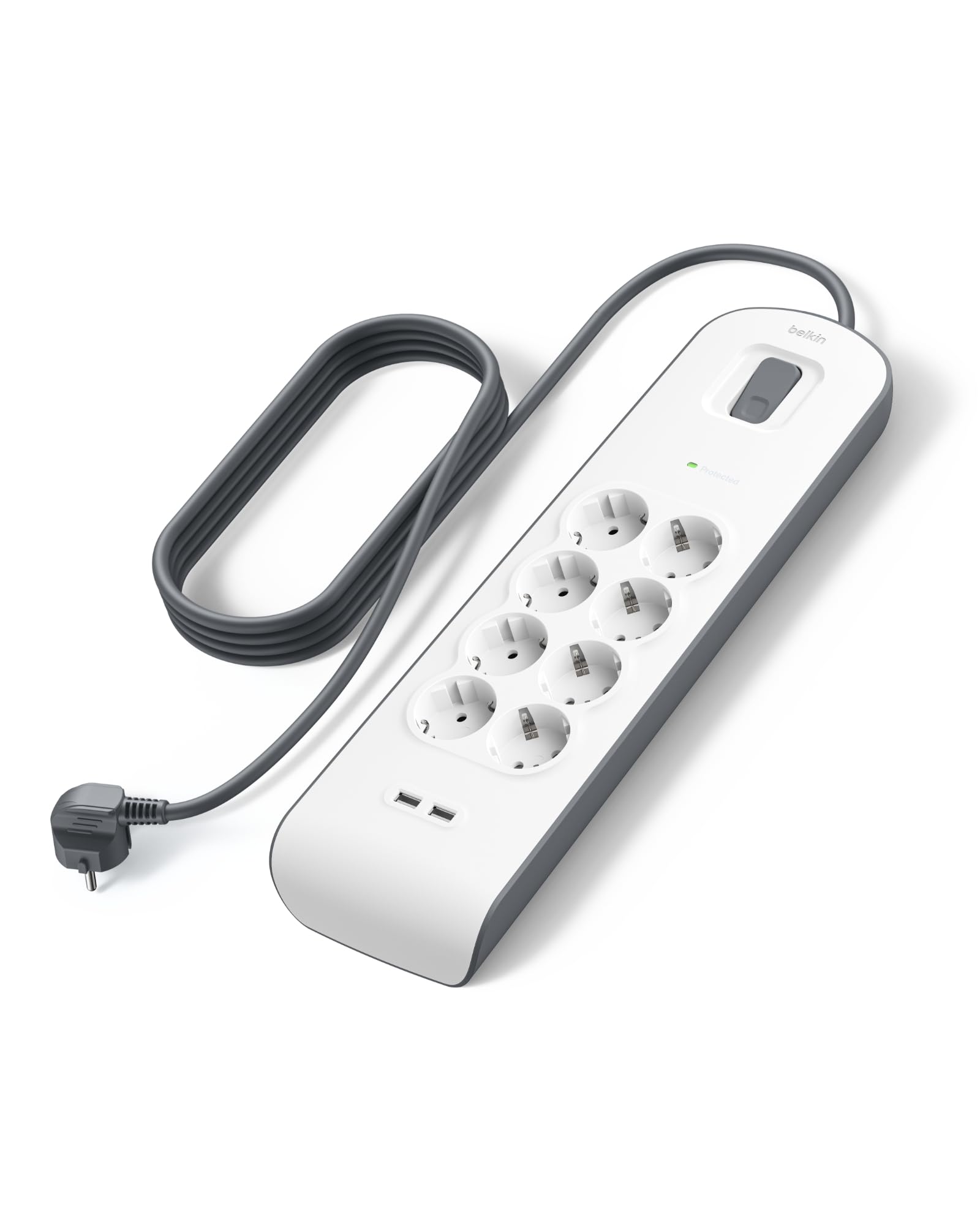 BELKIN Multiprise/Parafoudre 8 Prises 2 Ports USB
