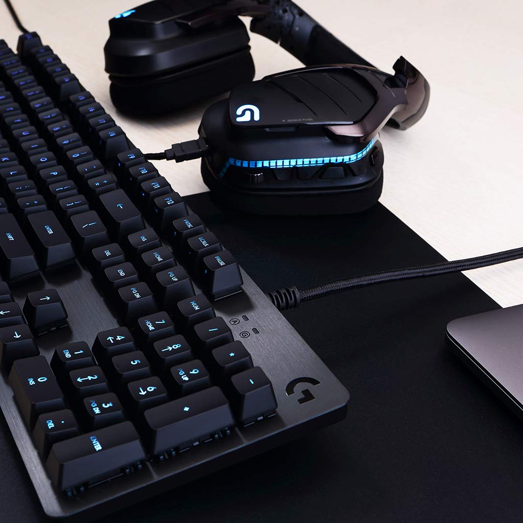 LOGITECH G512 Carbon RGB Mechanical Gaming Keyboard GX Blue Clicky - CARBON - FRA - CENTRAL