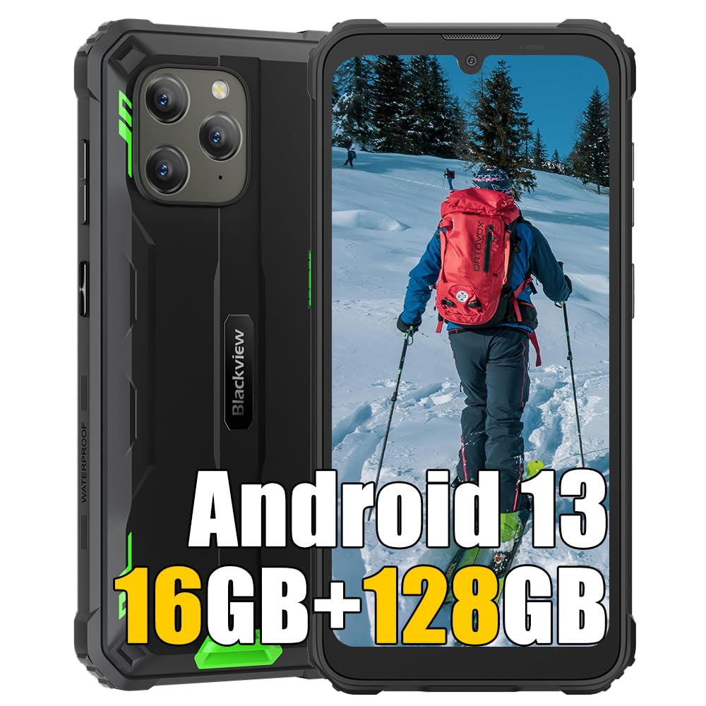 Blackview BV5300 Plus (Double Sim - Ecran de 6.1'' - 128 Go, 8 Go RAM) Vert
