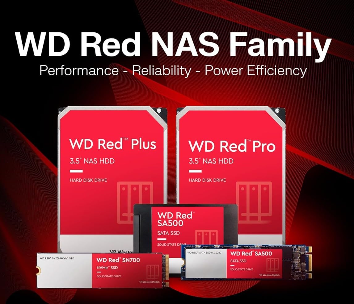 WD Red SSD SA500 NAS 4To 2.5p SATA POWERED BY SANDISK