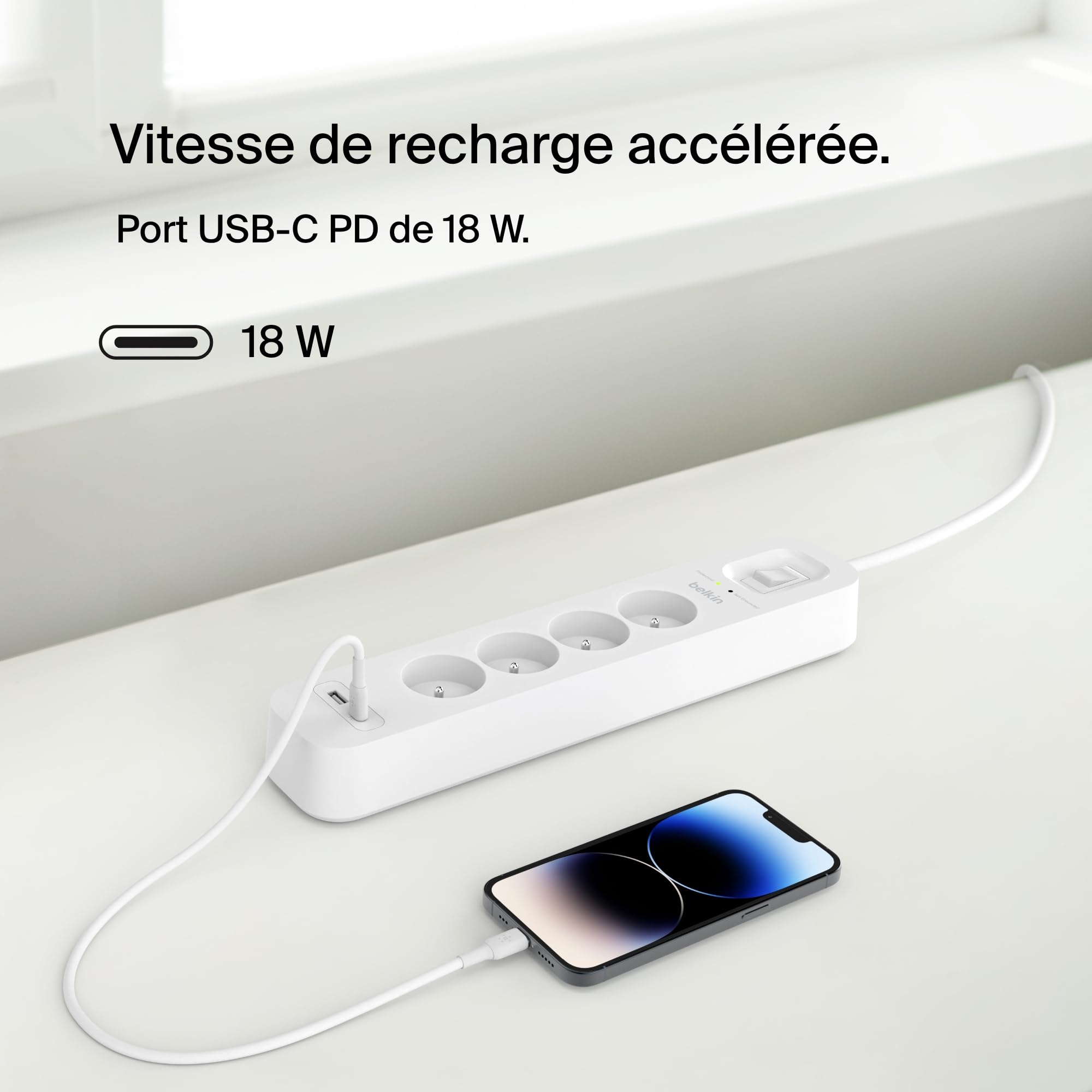 BELKIN Surge Protection with USB C 4 Outlet