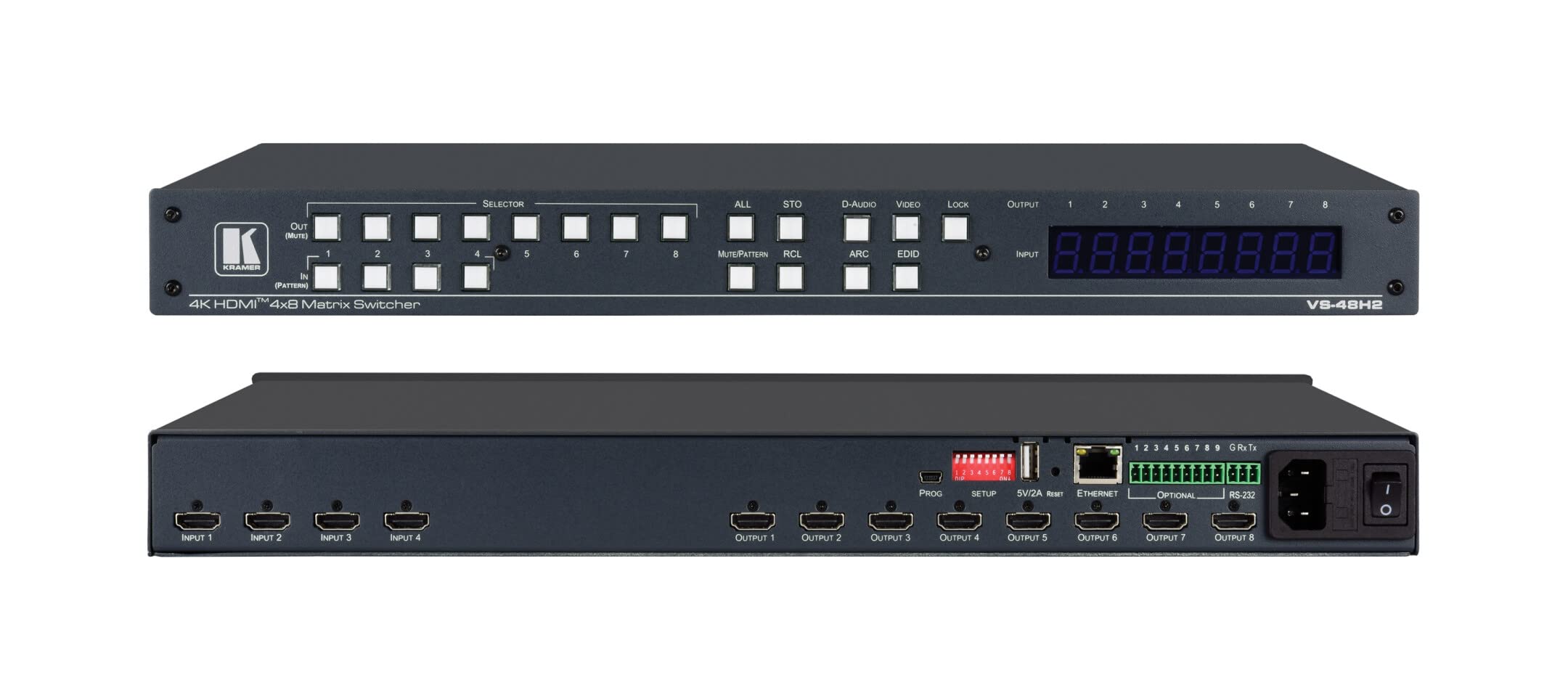 Kramer 4x2 4K HDMI2.0 matrix switcher