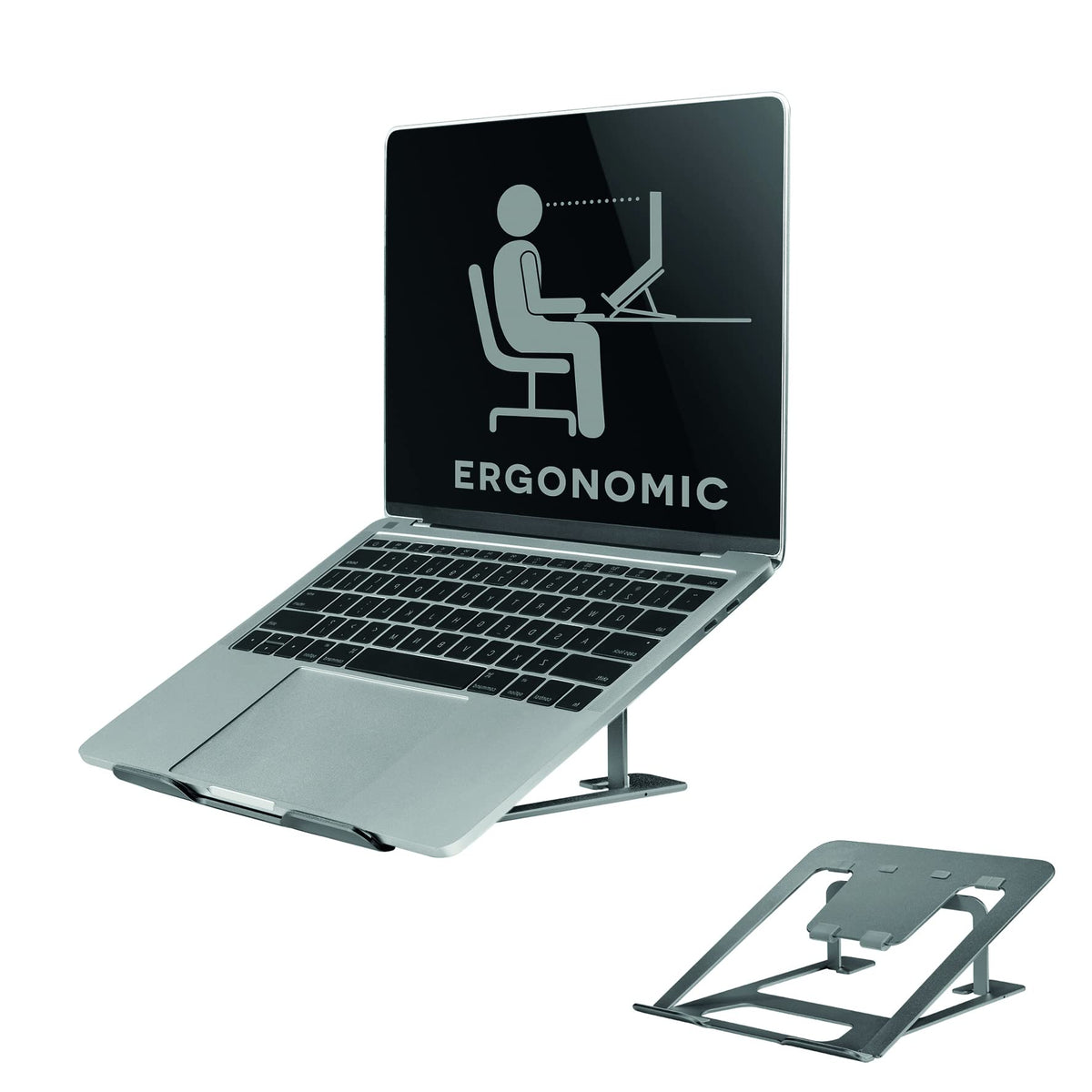 NEOMOUNTS NSLS085GREY Support pour ordinateur portable 10-17p - pliable - compact - universel