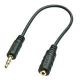 LINDY Audio Adapter Cable 3.5mm Male / 2.5mm Female 20cm Cable