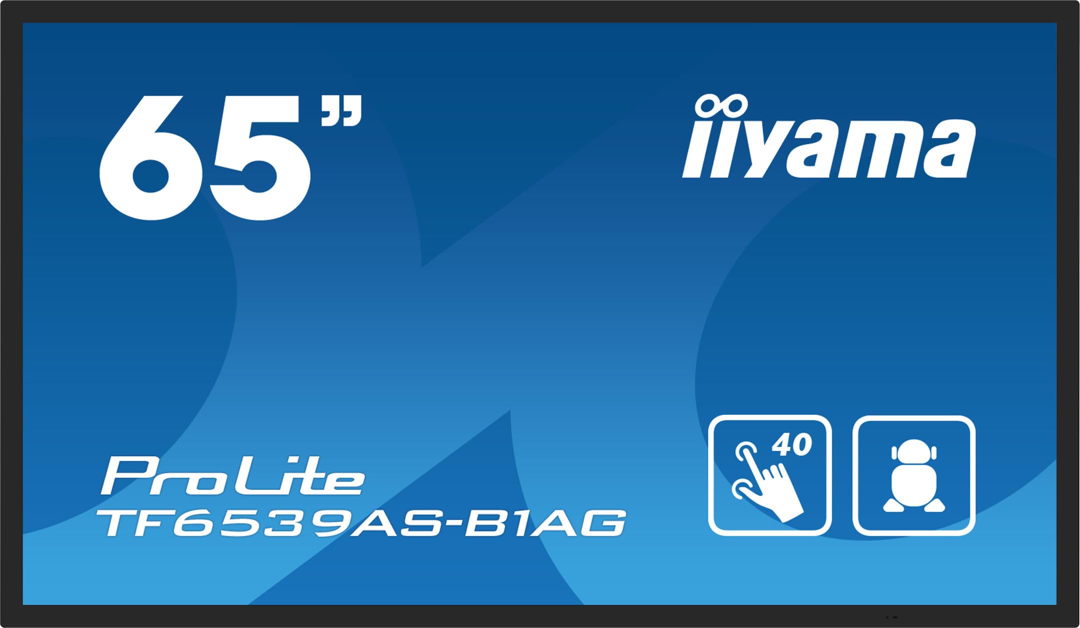 65" Bonded PCAP Anti-glare Bezel Free 40