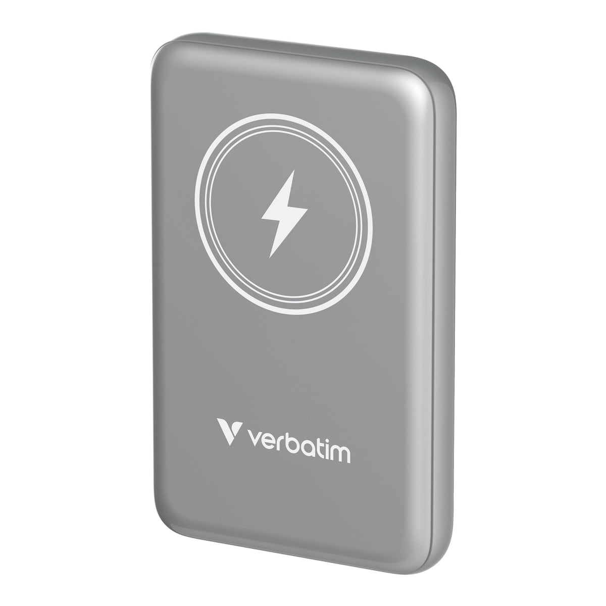 VERBATIM CHARGE N GO MAGNETIC WIRELESS POWER BANK 10000 GREY WCF (P)